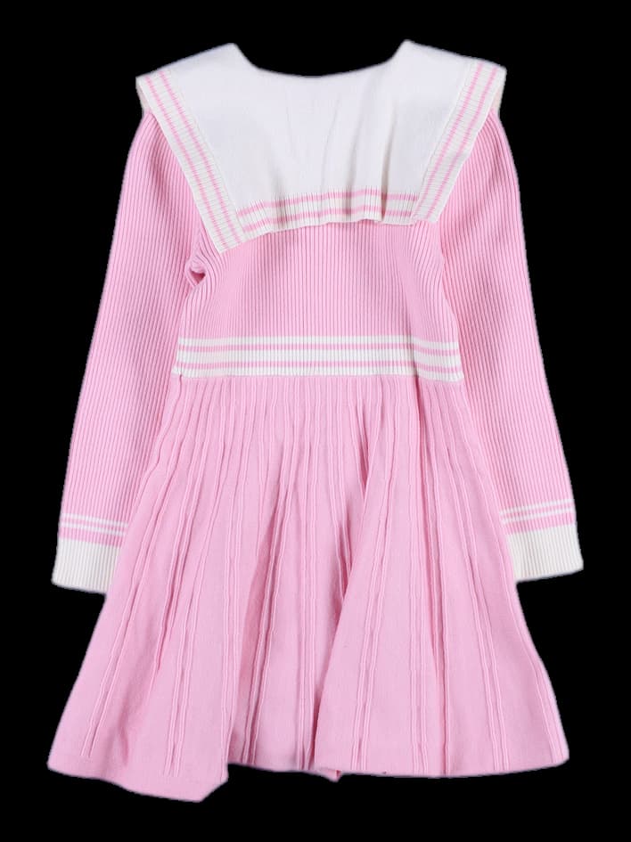 [키즈] 니트 긴팔 원피스