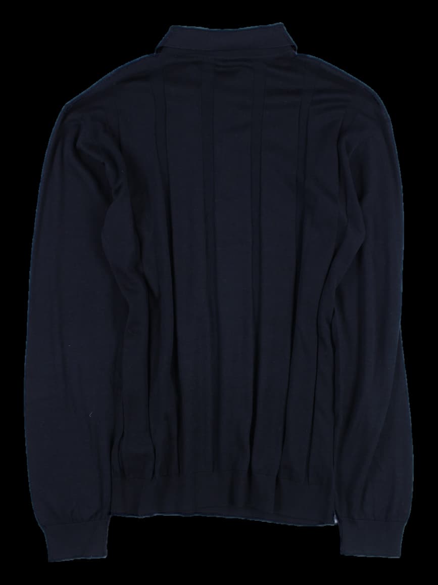 남성] 니트 긴팔 카라 티