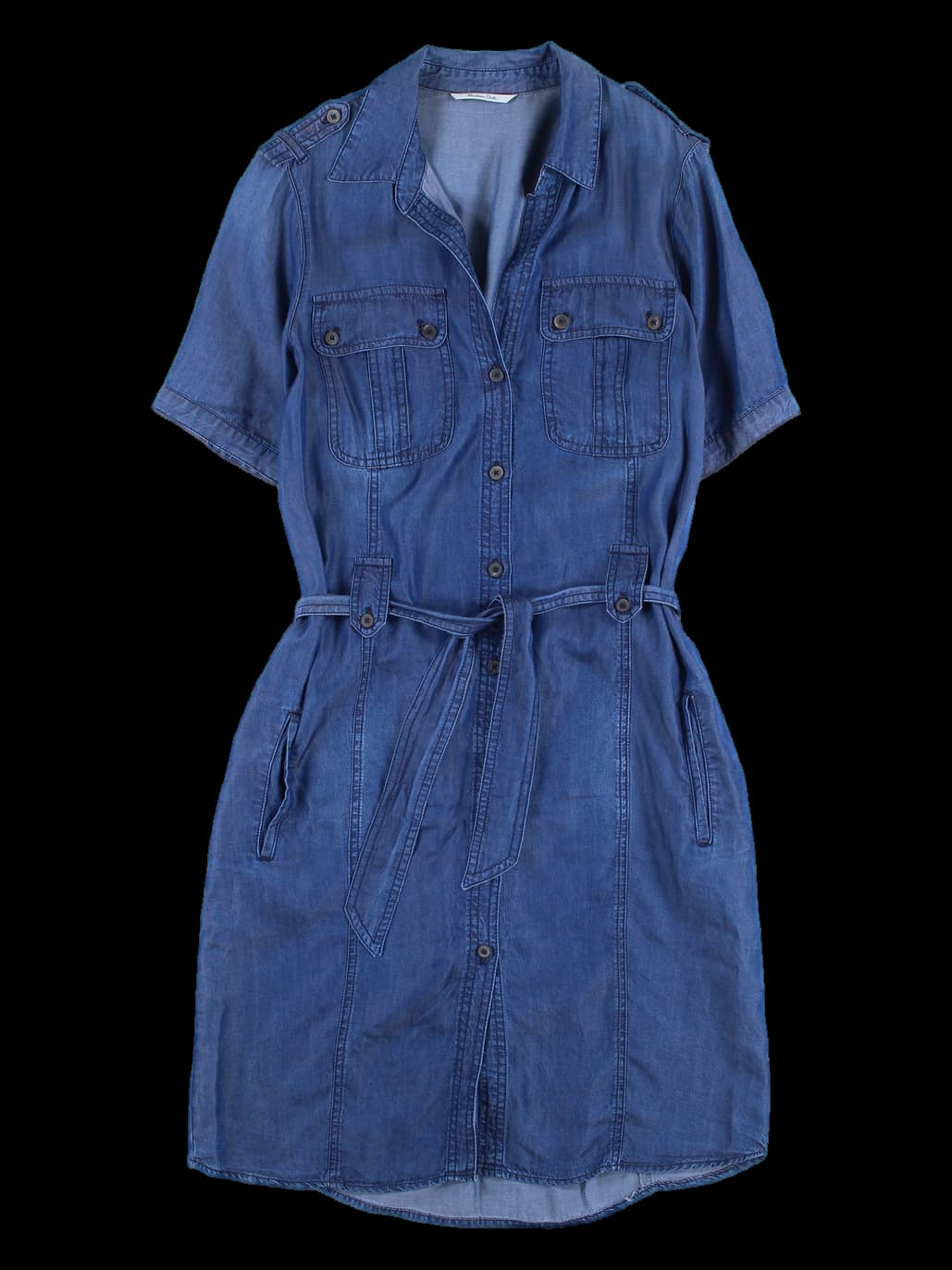 [여성] 데님 반팔 원피스
