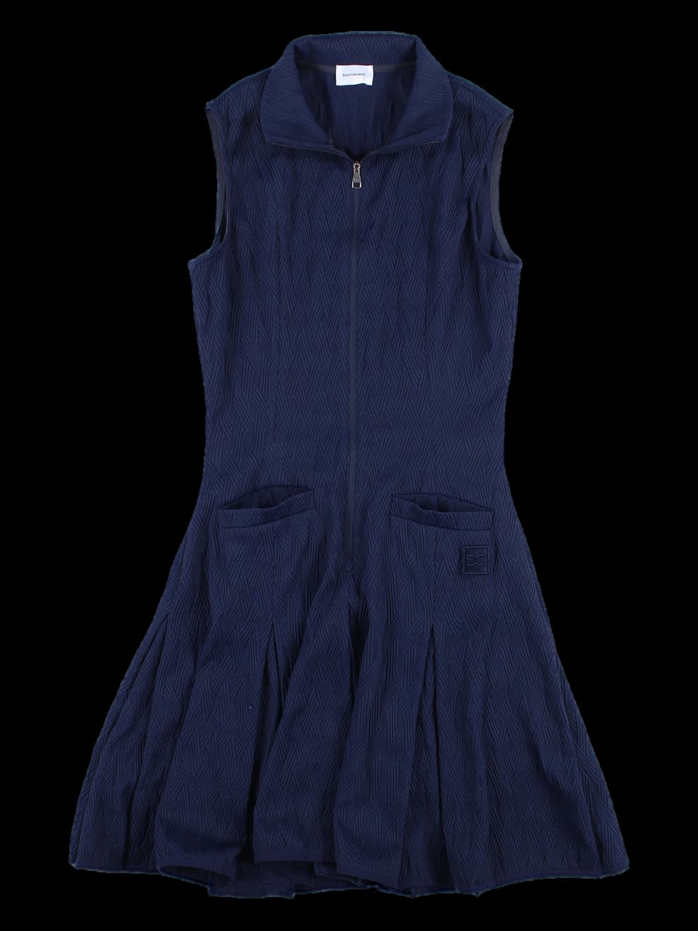 [여성] 민소매 카라 원피스