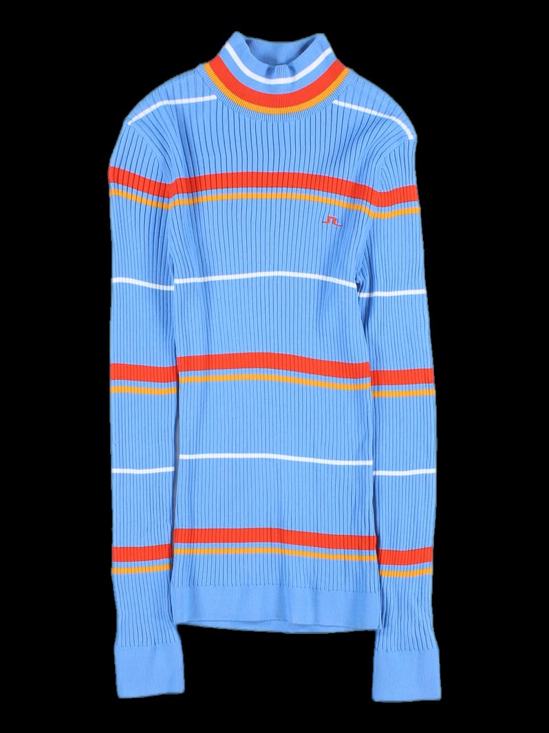 [여성] 니트 반목 긴팔 티