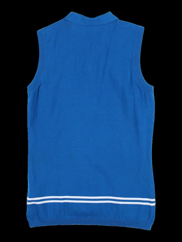 여성 민소매 카라 티