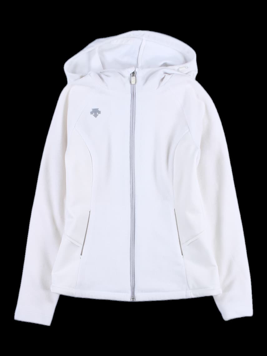 여성 니트 후드 집업 점퍼