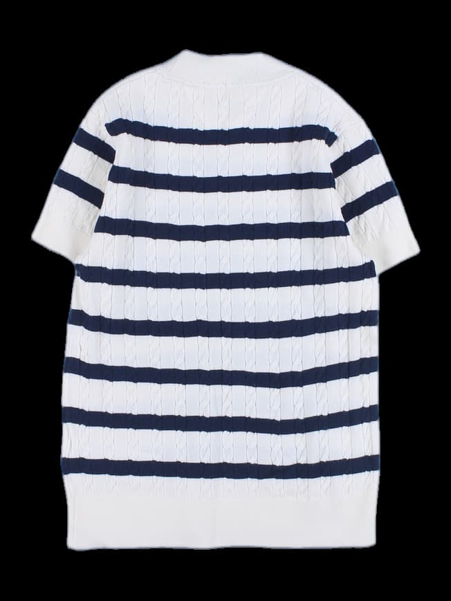 [키즈] 니트 반팔 티