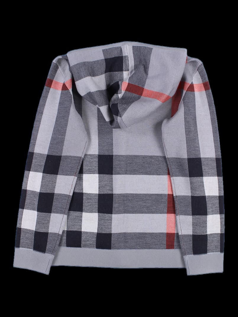 [키즈] 니트 후드 집업 점퍼