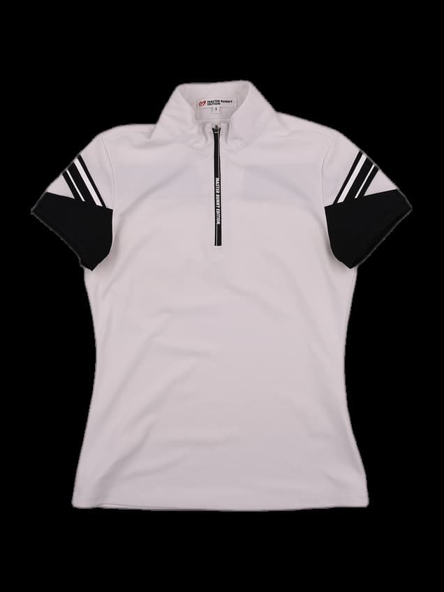 여성 반팔 카라 티