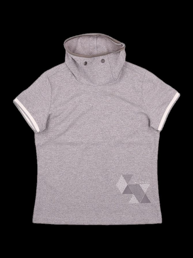 여성 반목 반팔 티