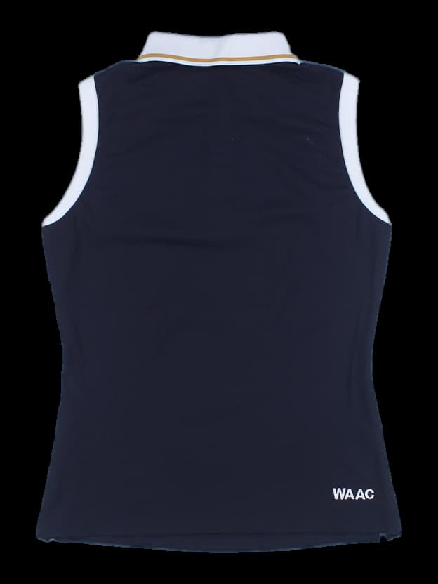 여성 민소매 카라 티