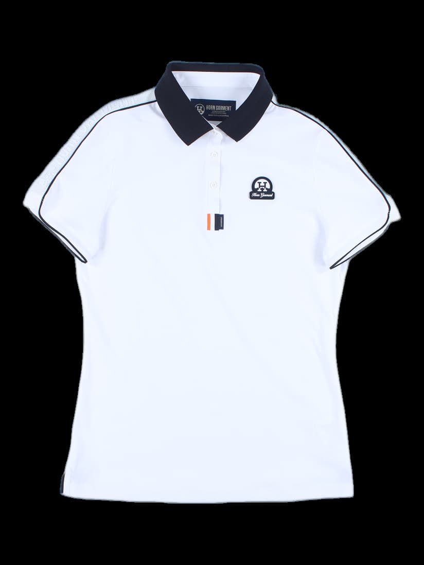 여성 반팔 카라 티