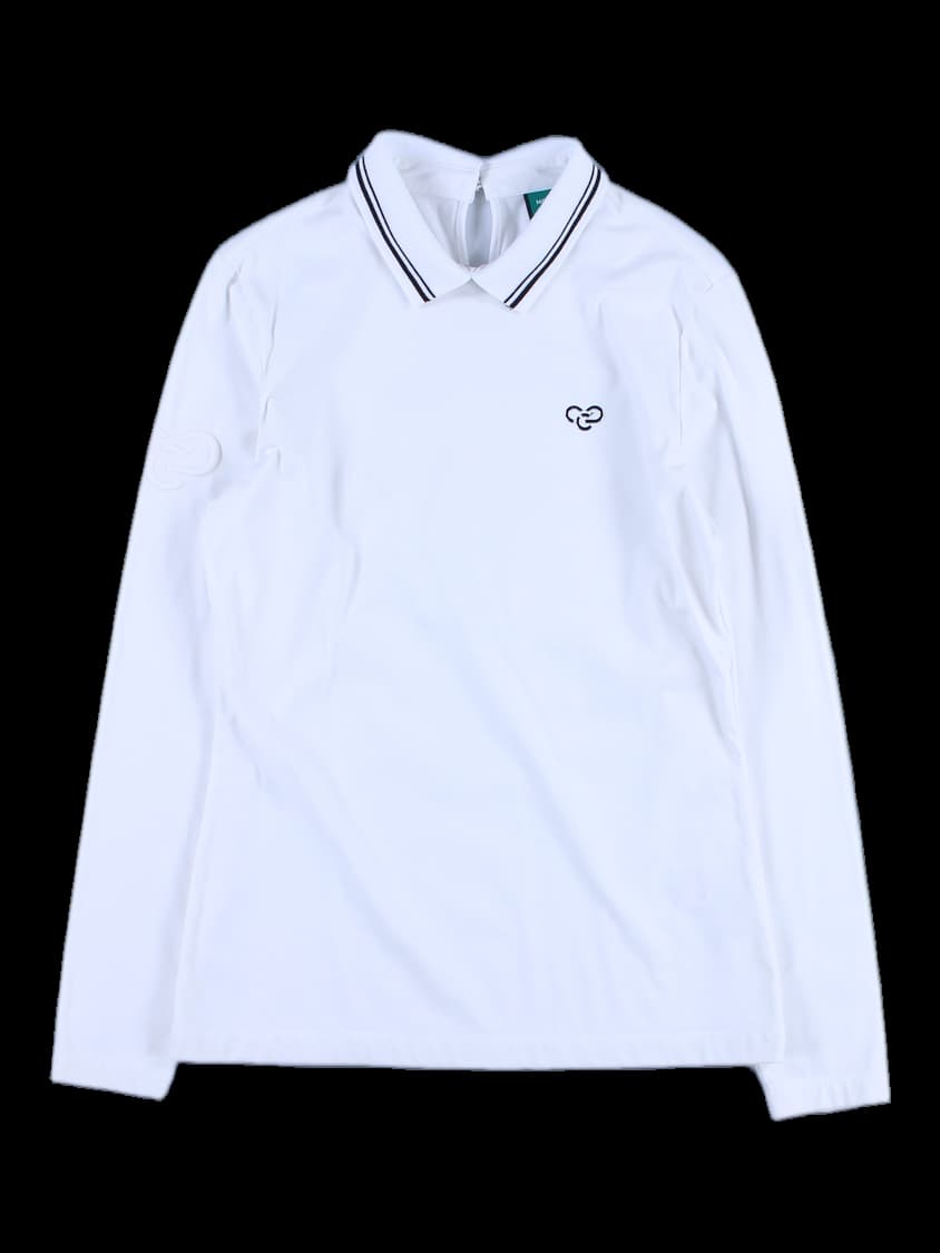 여성 기모 긴팔 카라 티