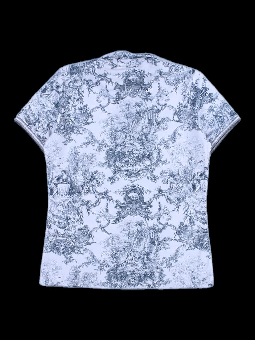 여성 반팔 카라티