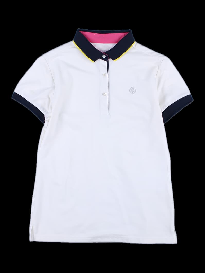 여성 반팔 카라티