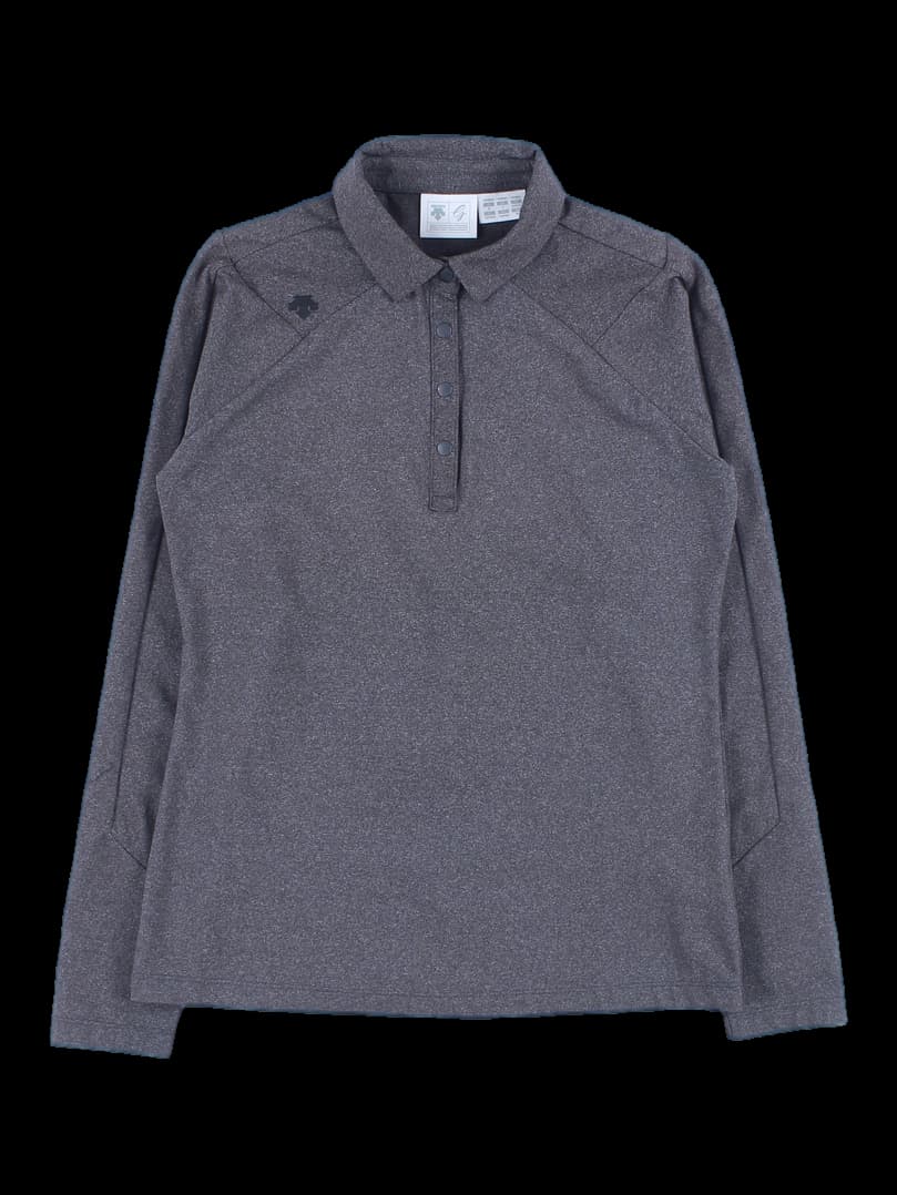 여성 긴팔 카라 티