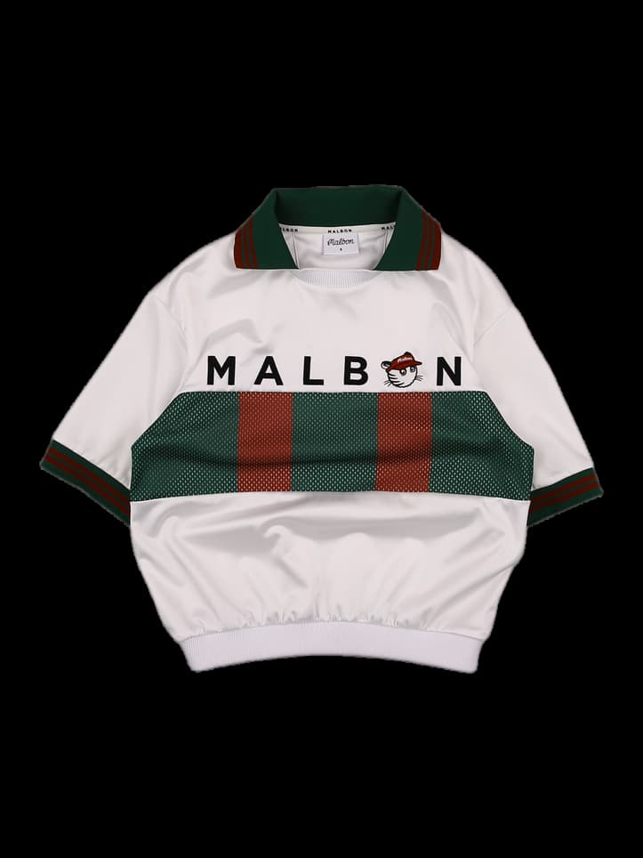 여성 반팔 카라 티