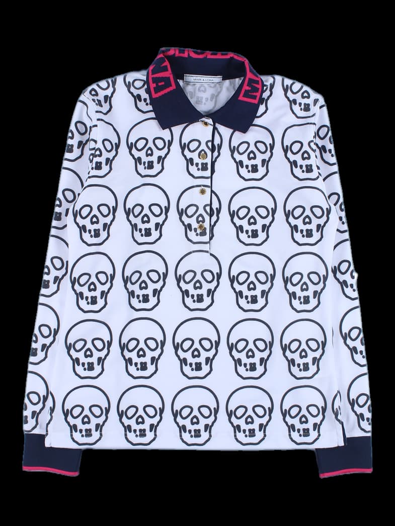 여성 카라 긴팔 티