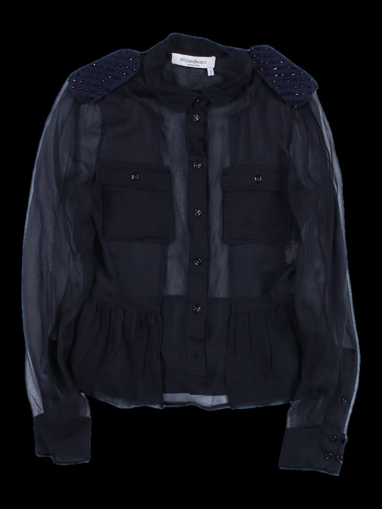 여성 긴팔 블라우스