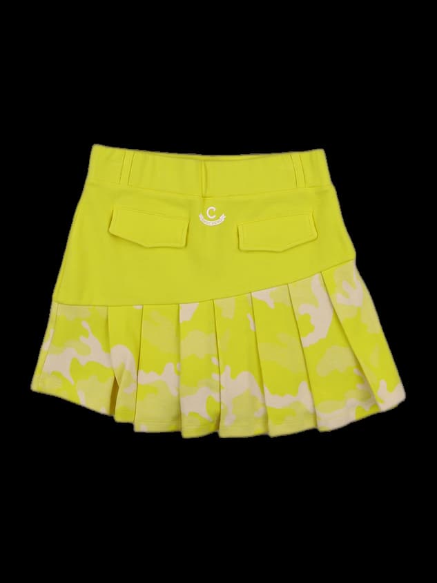 여성 플리츠 니트 스커트