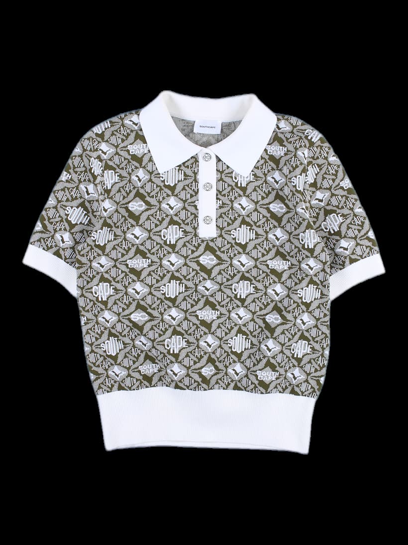 여성 반팔 카라티