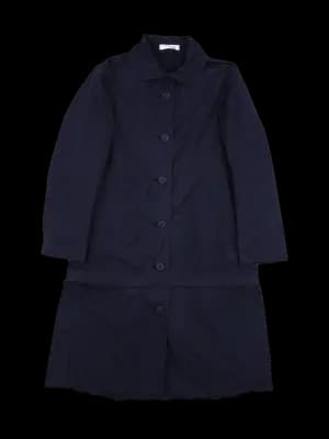 나일론 스트링 단추 코트 