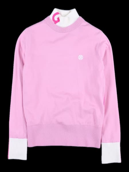 하이넥 바람막이 니트