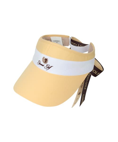 리본 포인트 바이저(YELLOW)