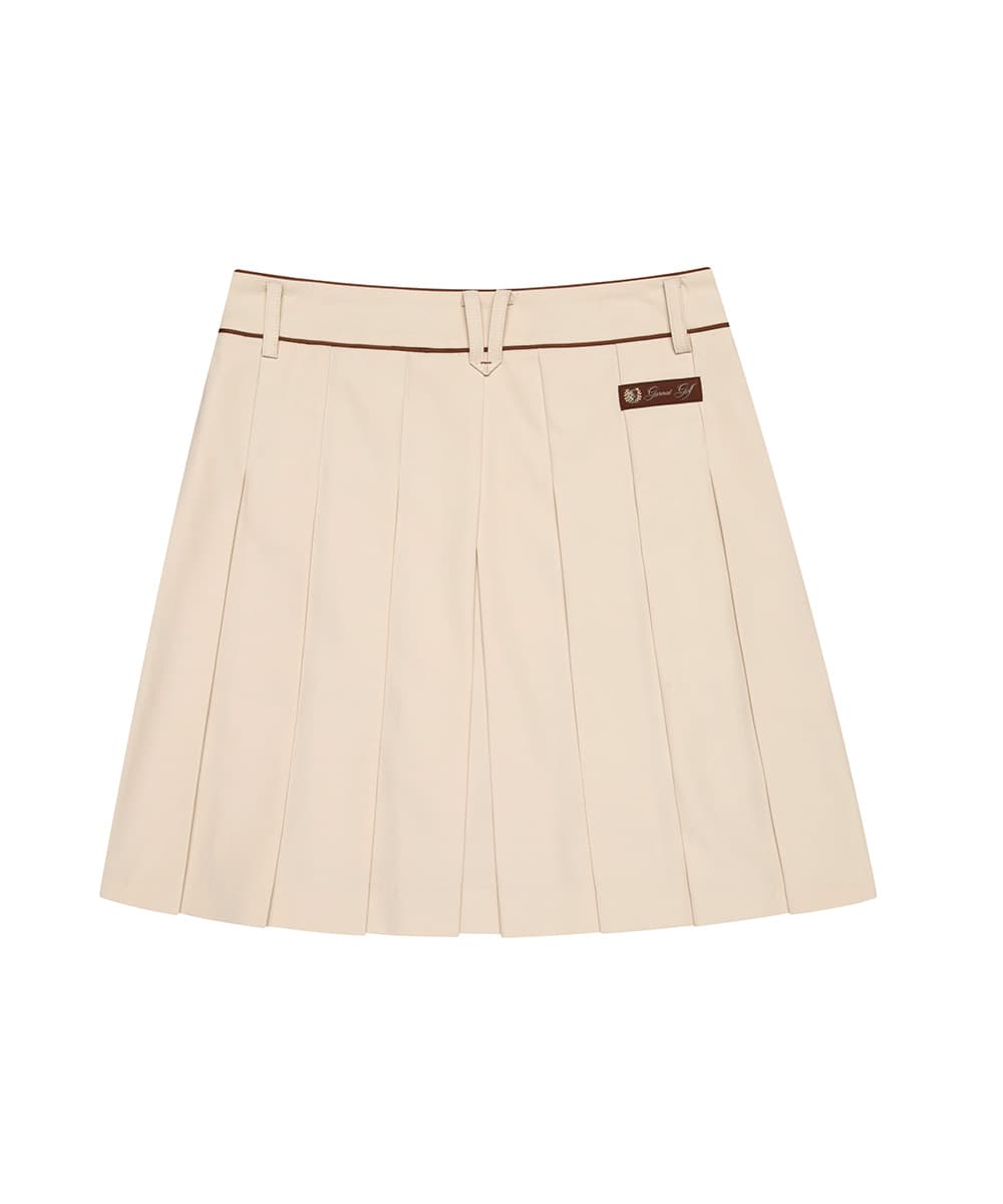 포켓 플리츠 큐롯(BEIGE)