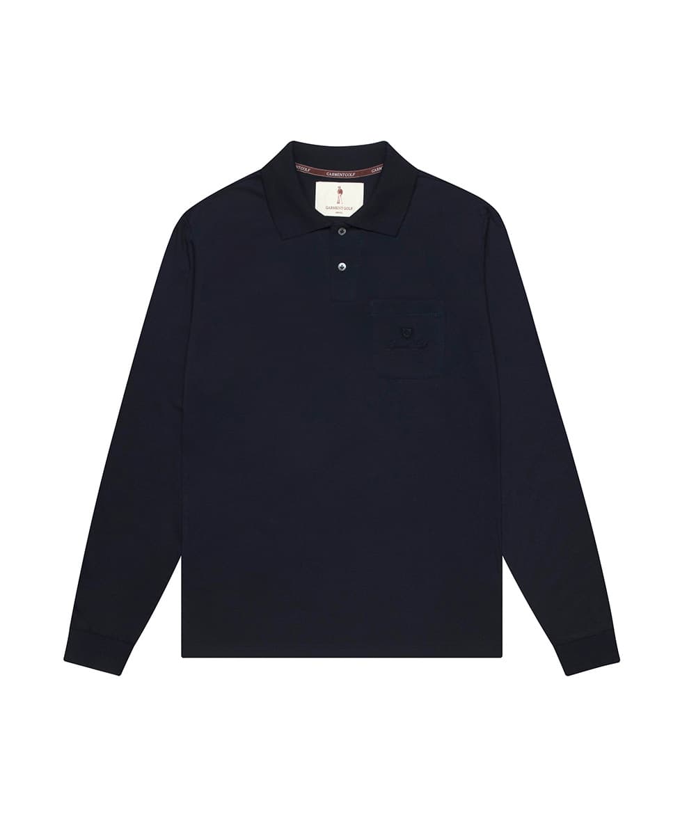 [남성] 폴로 셔츠 롱슬리브(NAVY)