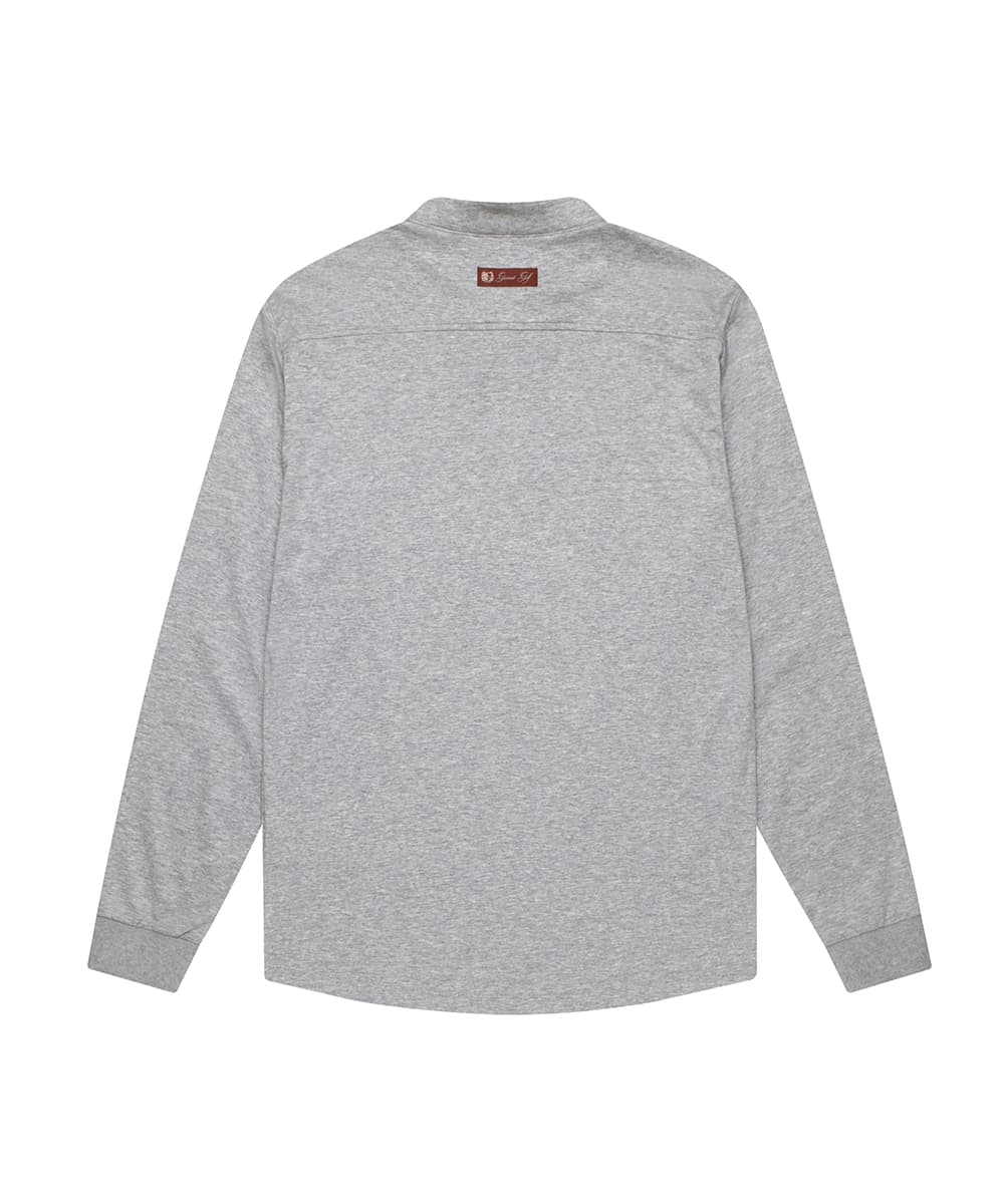 [남성] 헨리넥 티셔츠(MELANGE GREY)