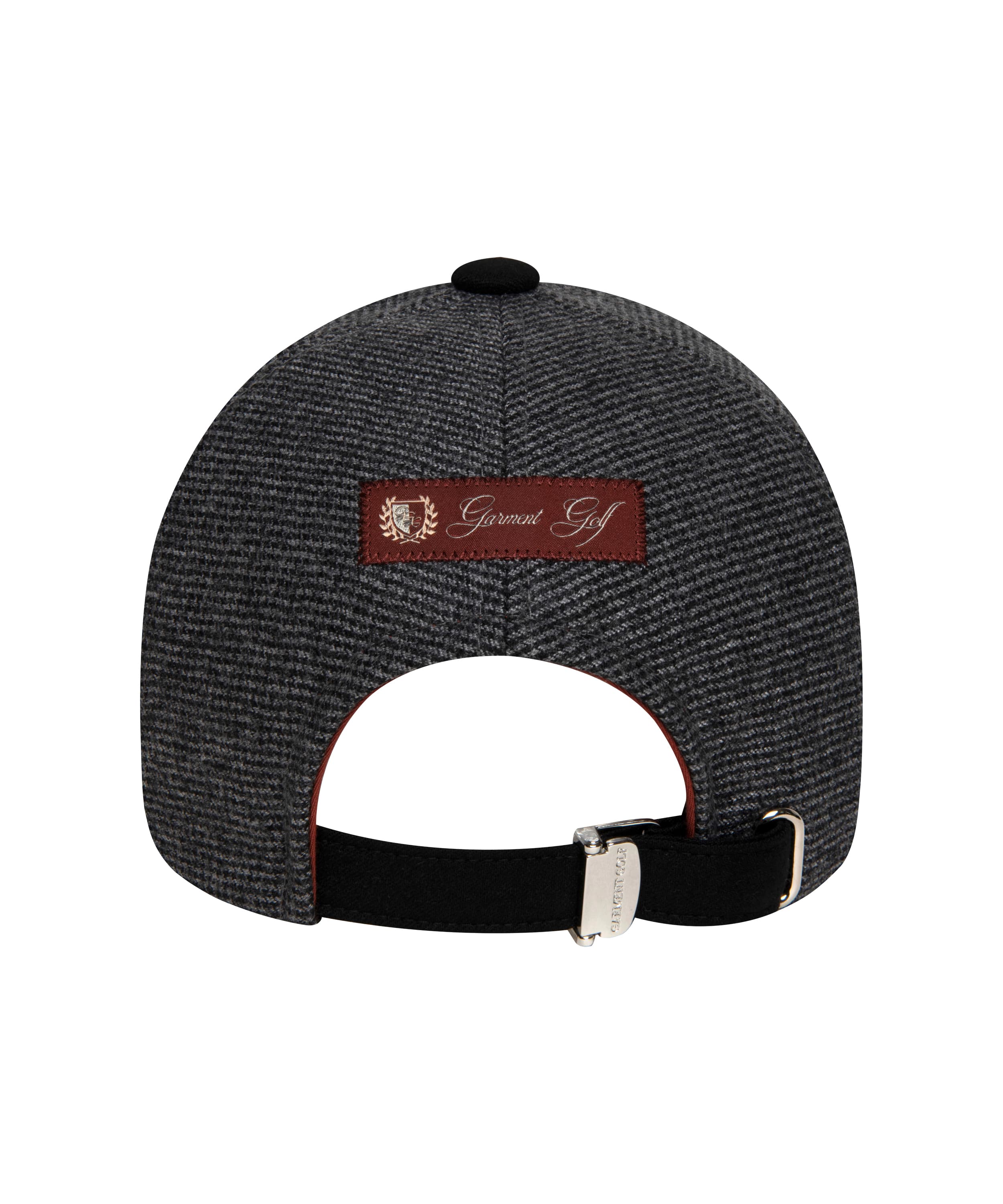 울 체크 리벳 볼캡(CHARCOAL GREY)