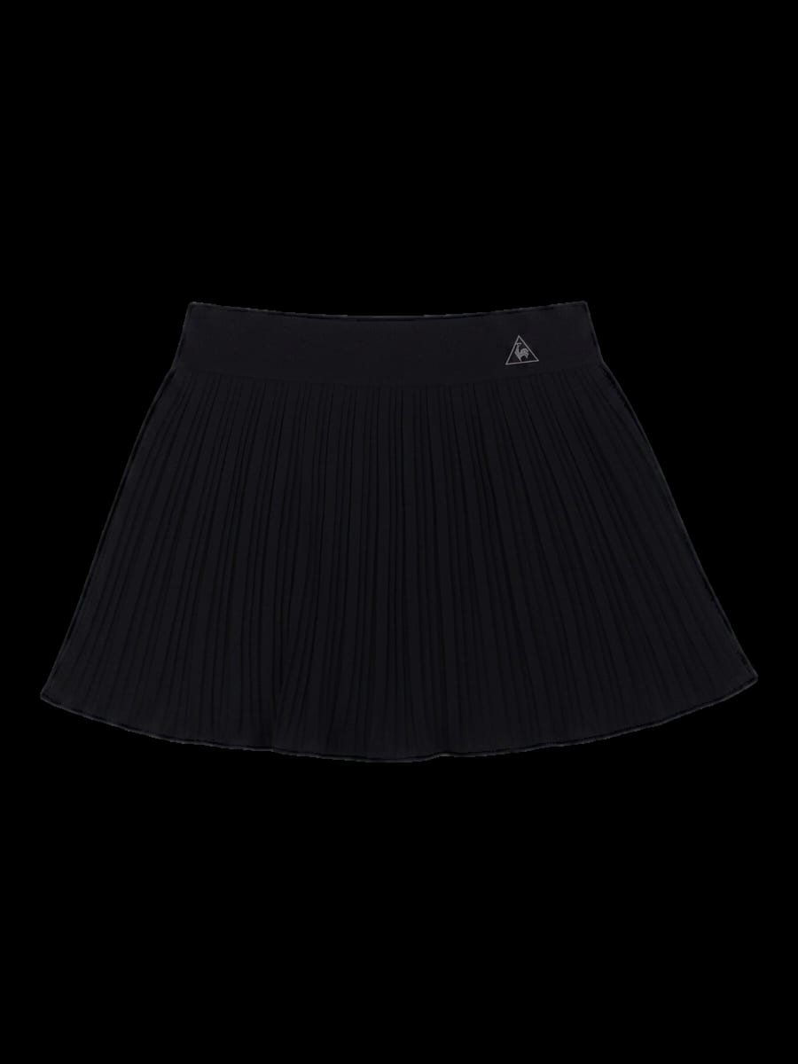 블랙 플리츠 큐롯 스커트