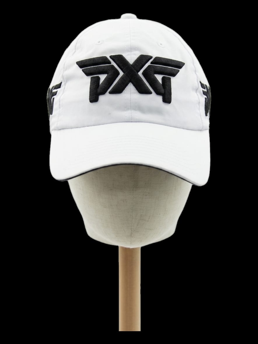 PXG 로고 화이트 볼캡
