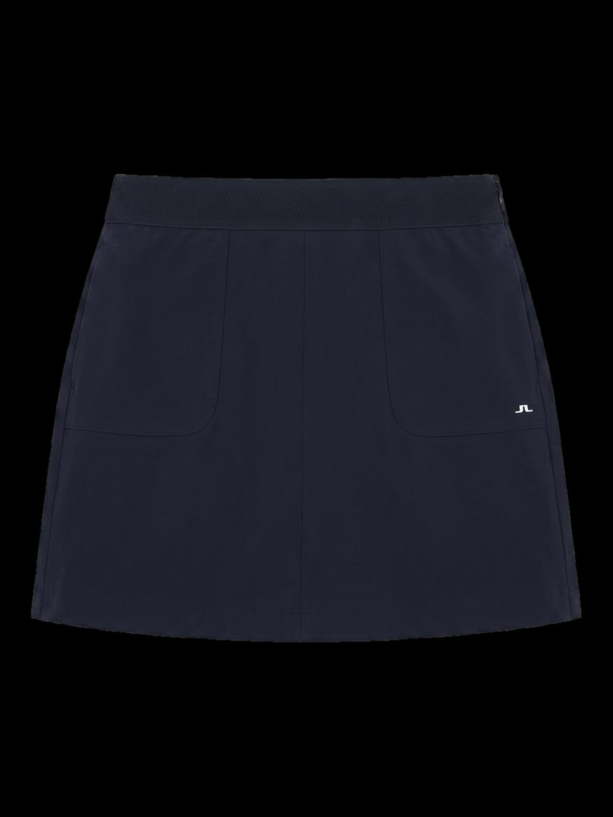 블랙 솔리드 베이직 스커트