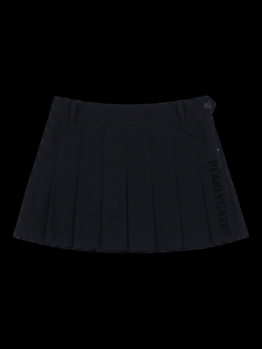 블랙 플리츠 큐롯 스커트