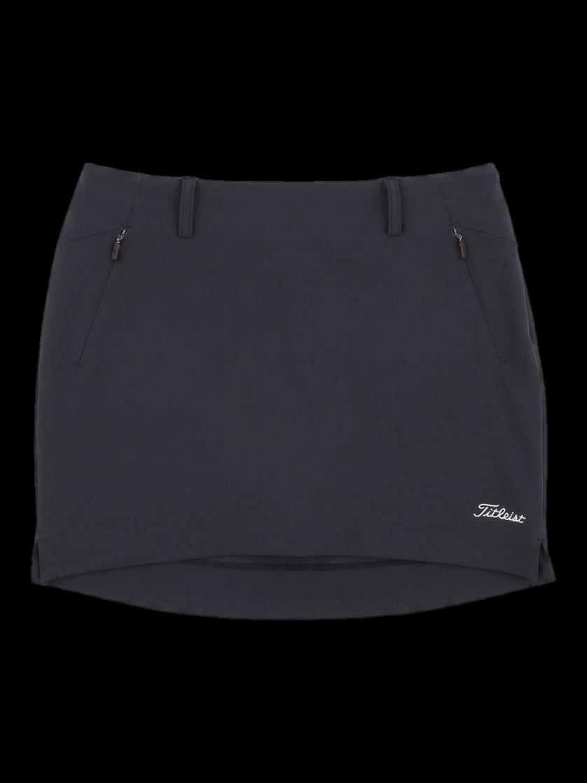 블랙 솔리드 베이직 스커트