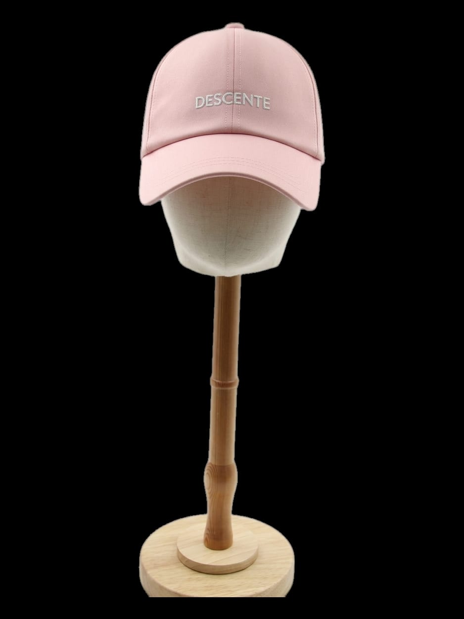 핑크 베이직 로고 자수 볼캡