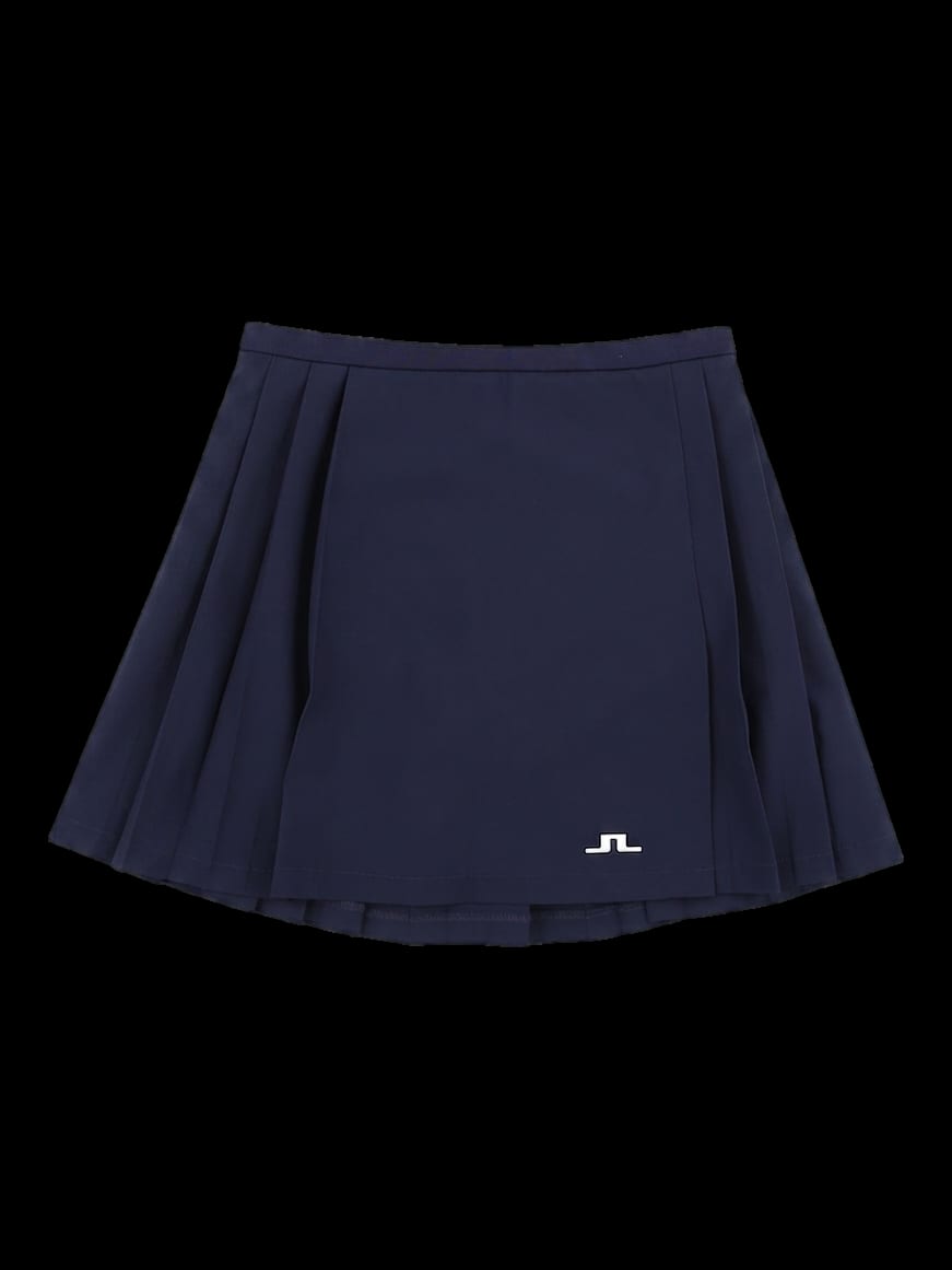 네이비 플리츠 골프 스커트