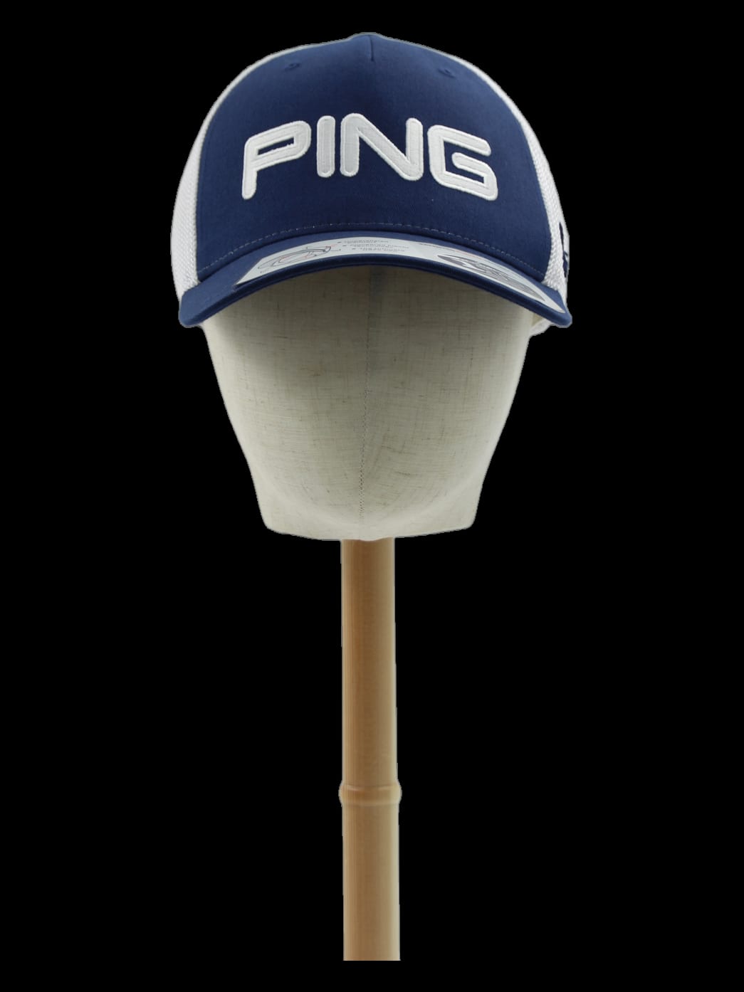 PING 네이비/화이트 메쉬 캡