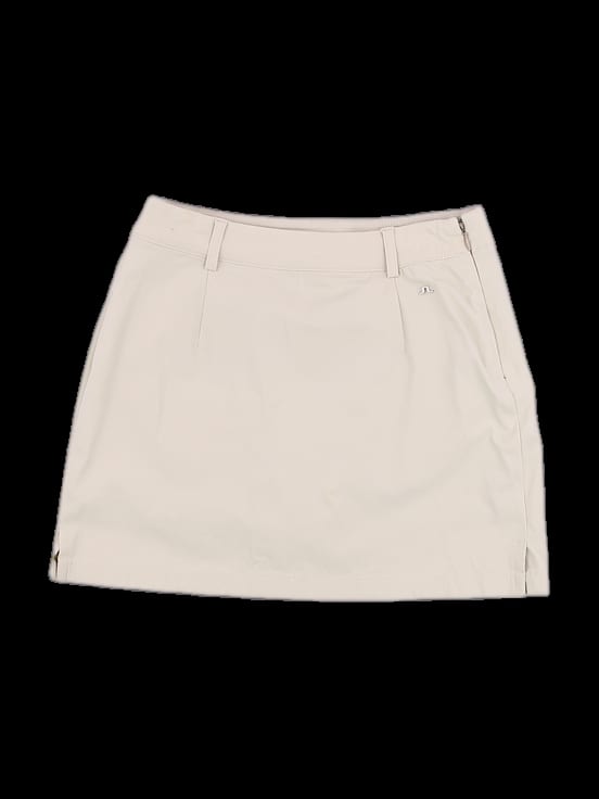 아이보리 솔리드 미니 스커트