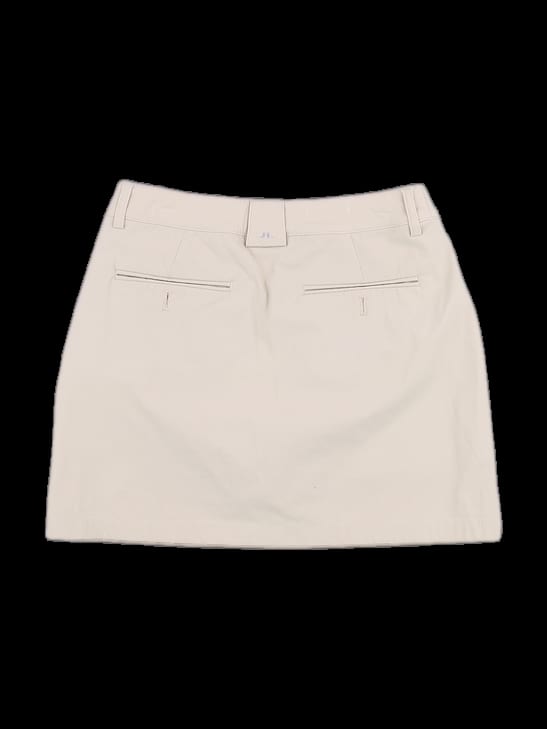 아이보리 솔리드 미니 스커트