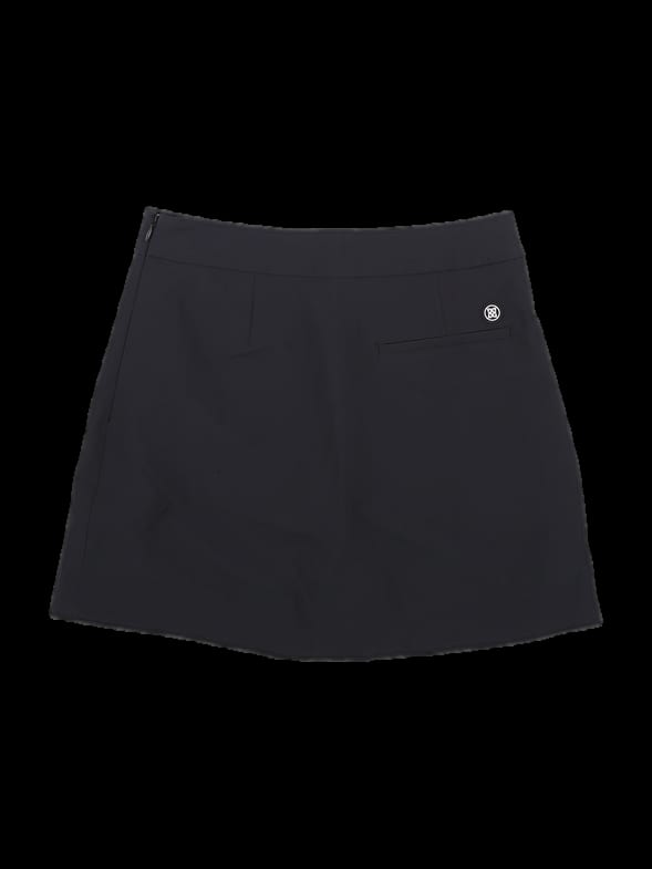 블랙 베이직 미니 스커트