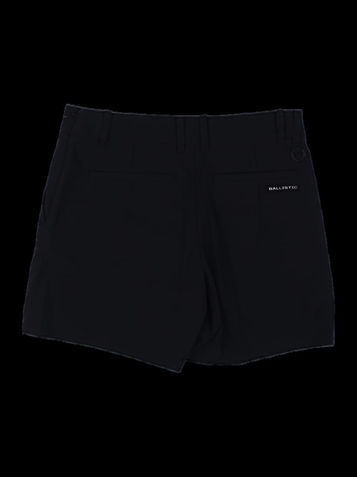 블랙 솔리드 반바지