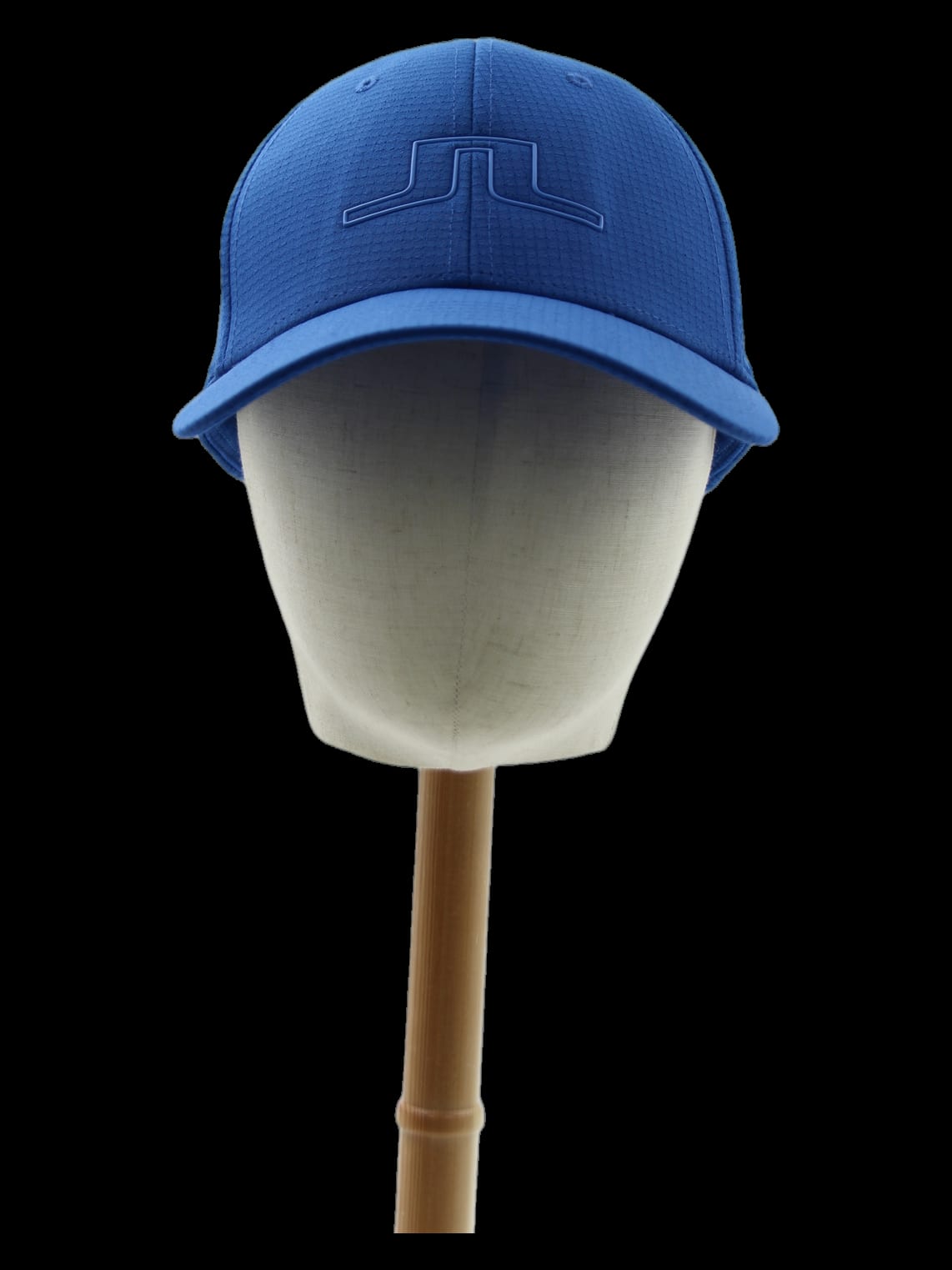 블루 솔리드 메쉬 캡