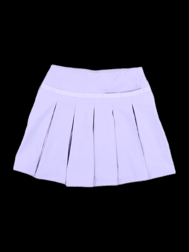 연보라 플리츠 큐롯 스커트