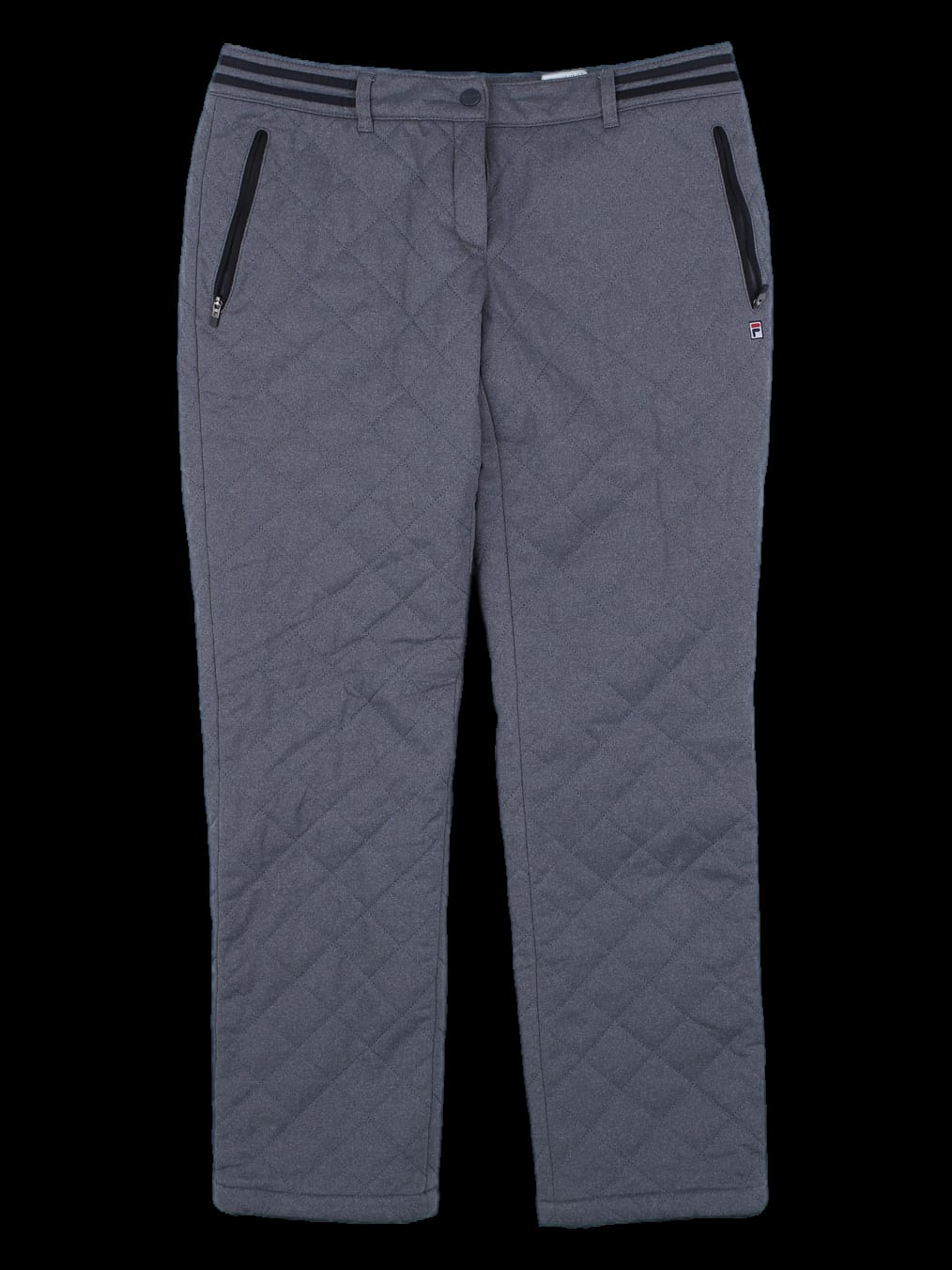 FILA GOLF 여성 퀼팅 방한 긴바지 그레이