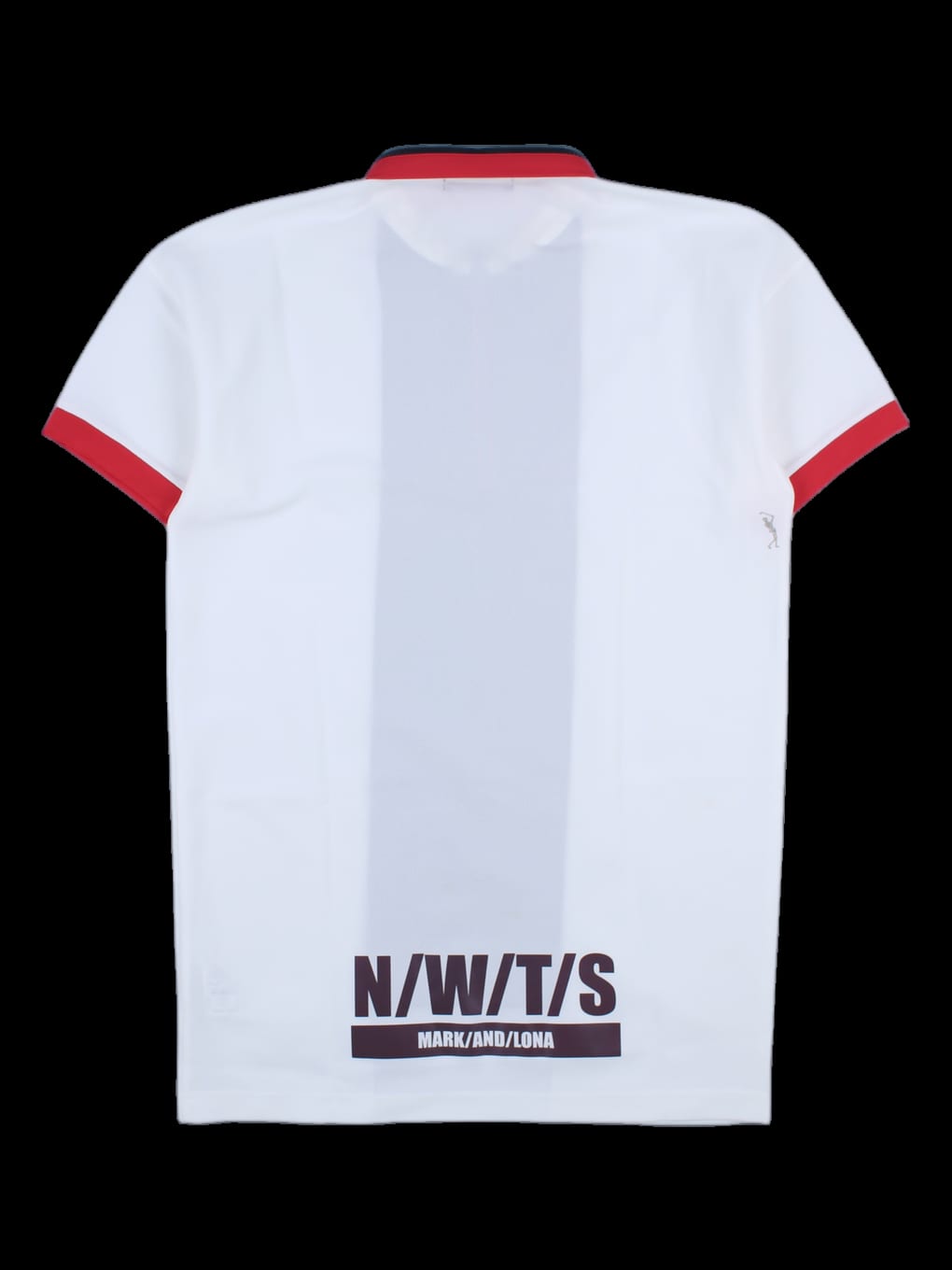 화이트 컬러 블록 스컬 그래픽 하프 집업 반팔 카라티