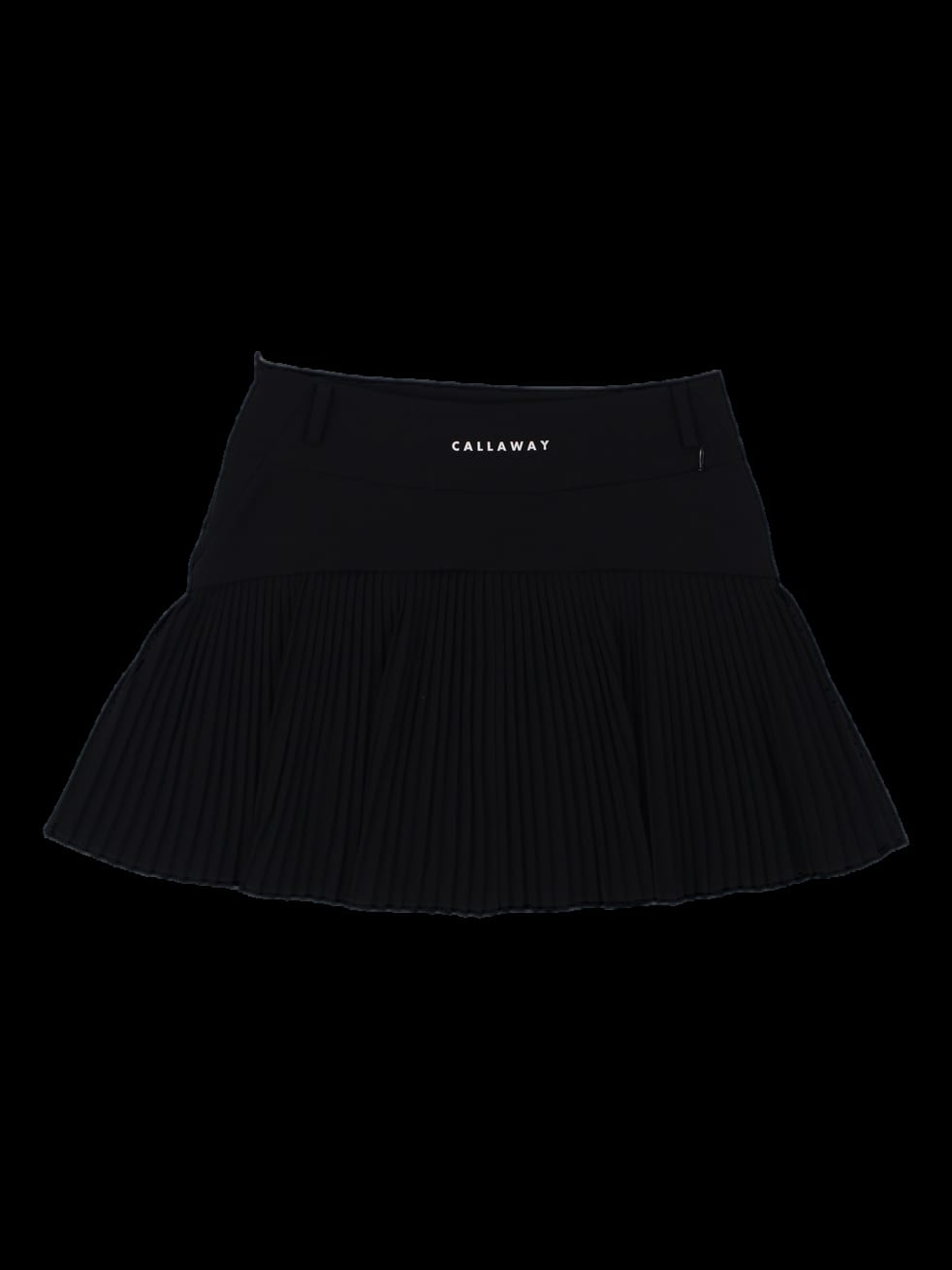 블랙 사이드 플리츠 큐롯 스커트