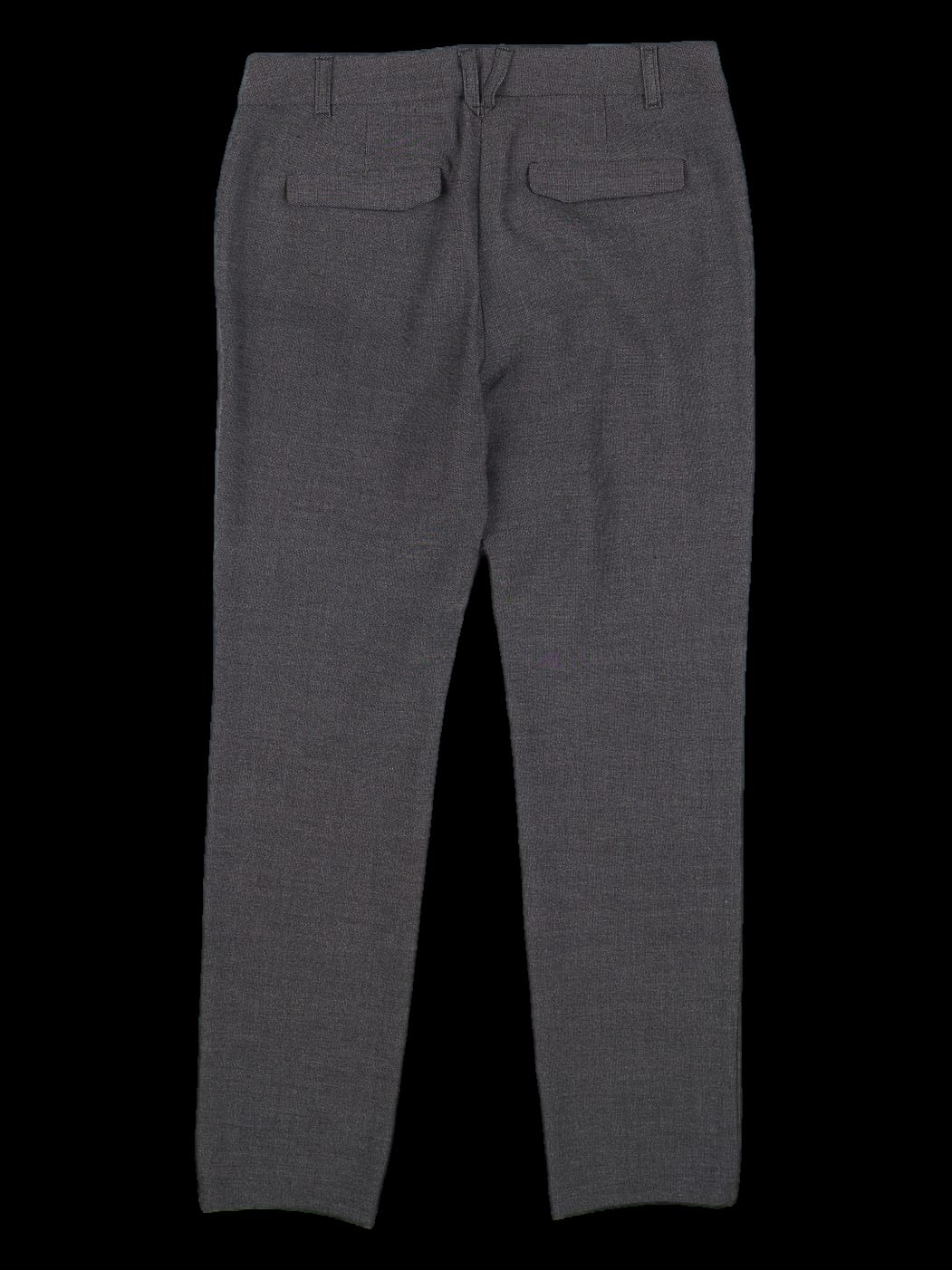 그레이 배색 스트레이트 핏 긴바지