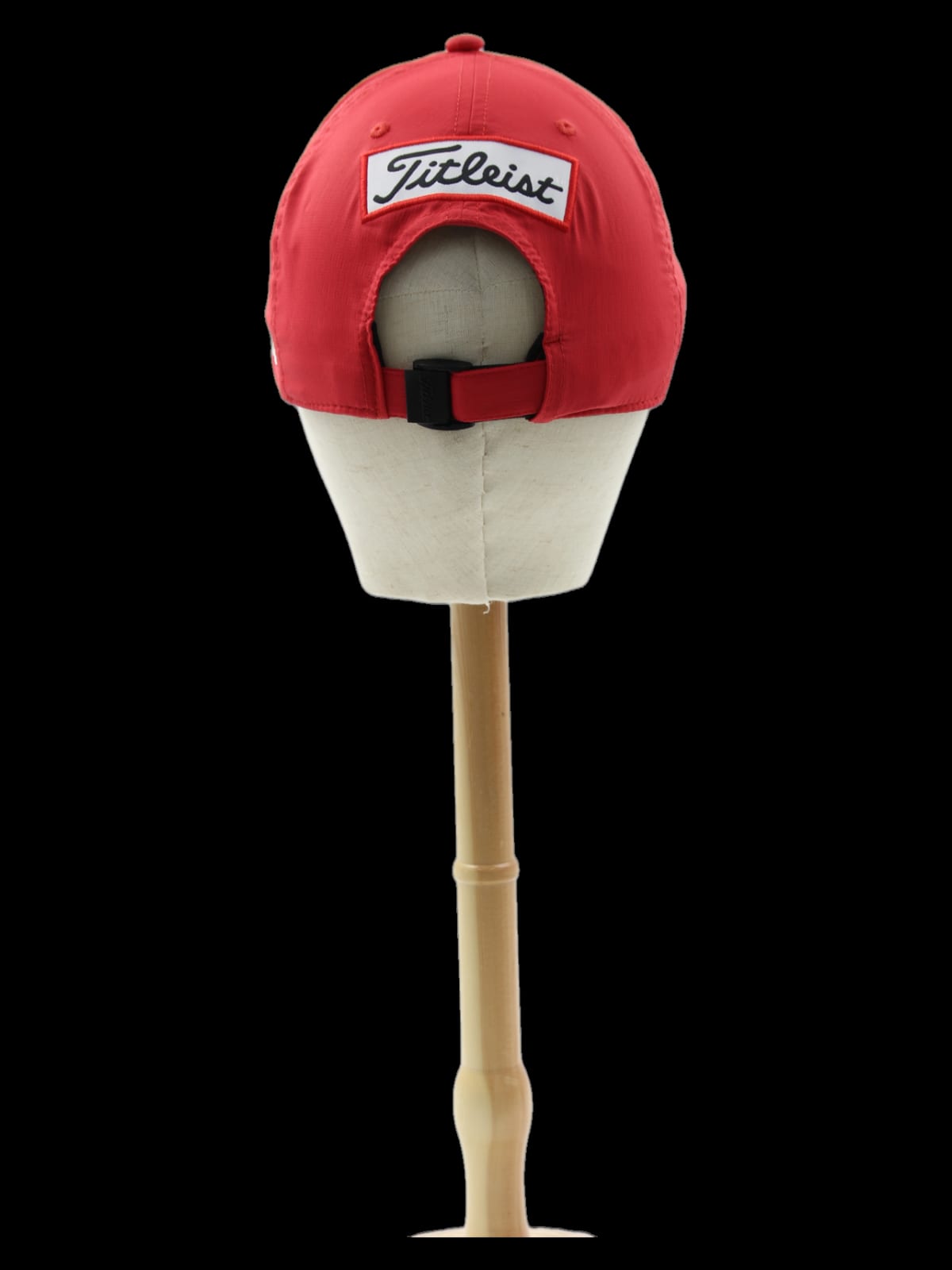 레드 솔리드 자수 볼캡