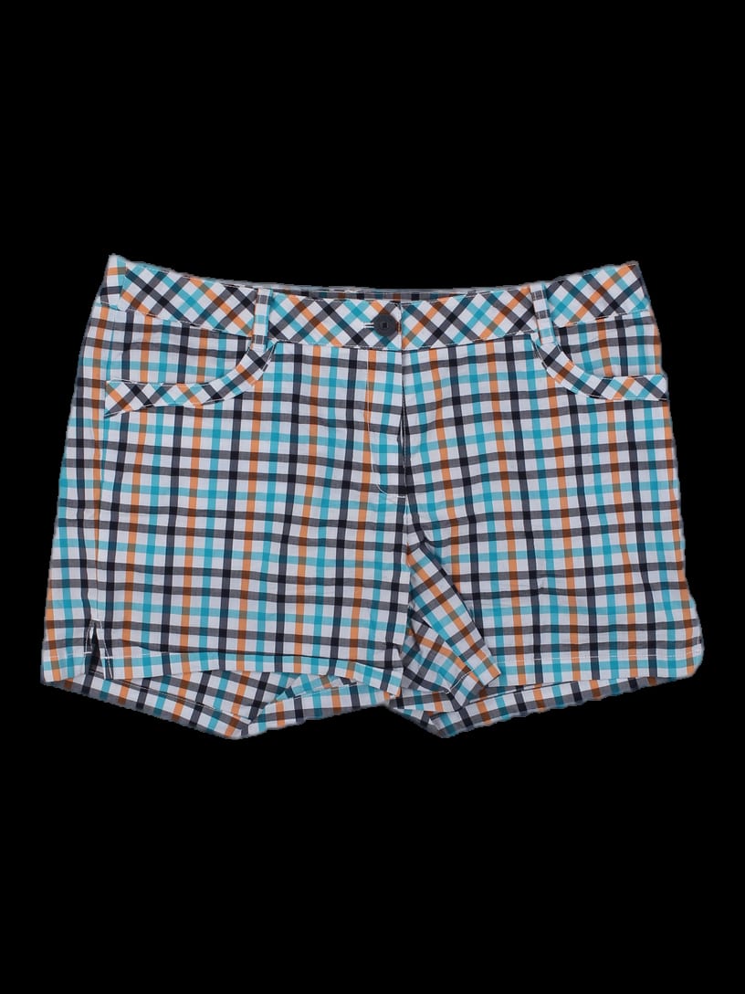 멀티 컬러 체크 숏 팬츠