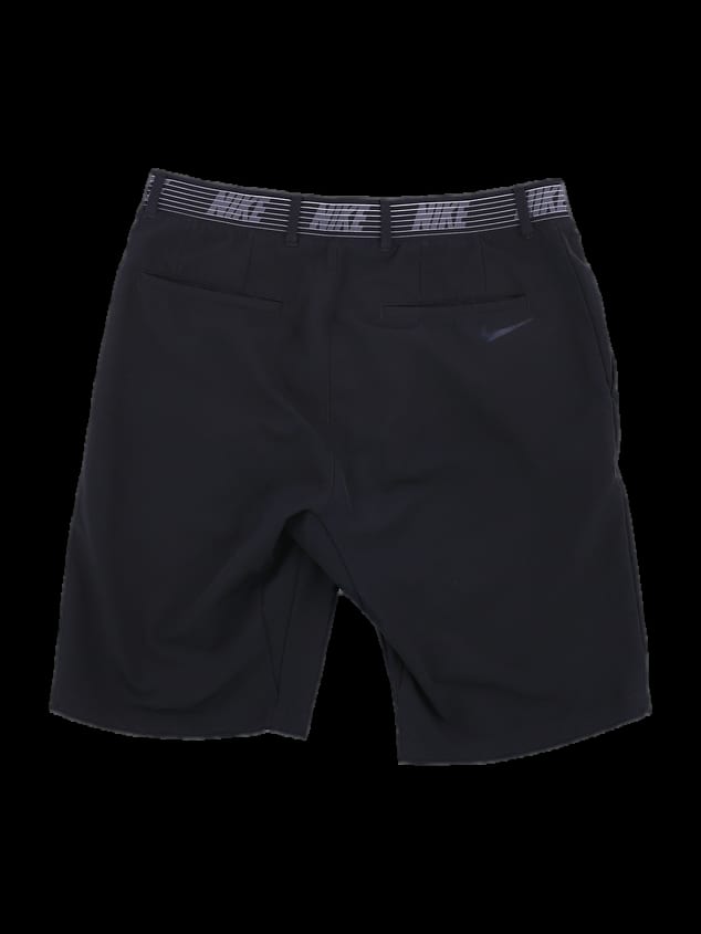 블랙 레귤러핏 밴딩 반바지